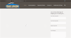 Desktop Screenshot of craiglodging.com
